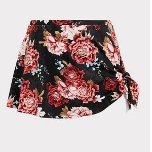 TORRID High Rise Tie-side swim skirt 4